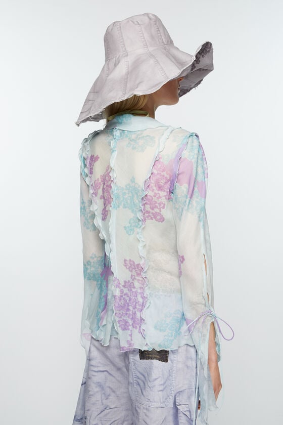 Acne Studios Bedruckte Bluse Sonderangebot der Fabrik