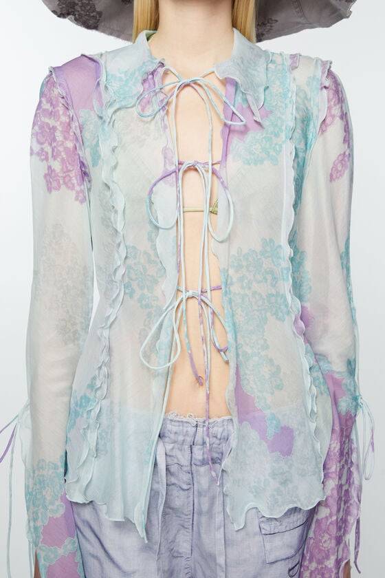 Acne Studios Bedruckte Bluse Sonderangebot der Fabrik