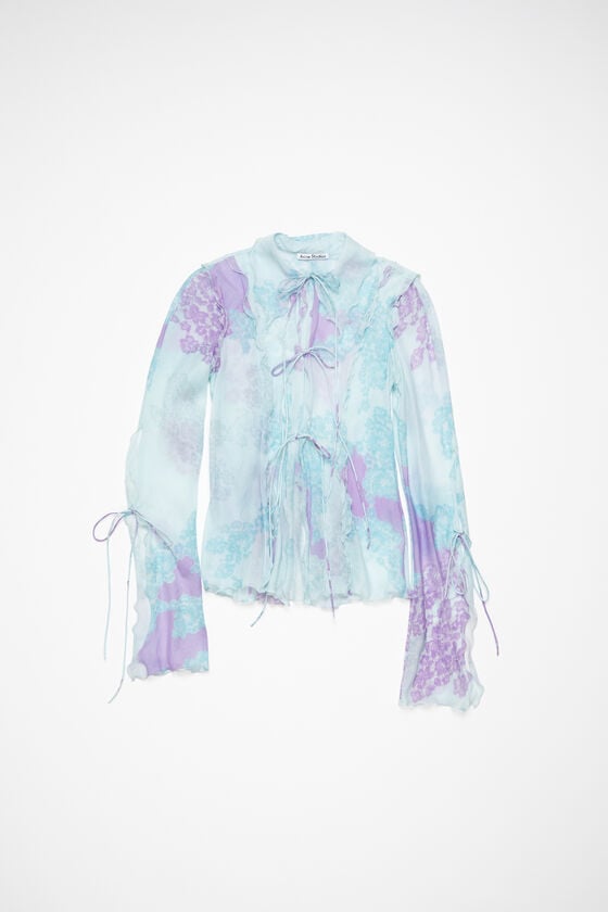 Acne Studios Bedruckte Bluse Sonderangebot der Fabrik
