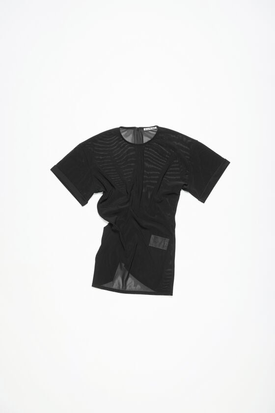 Acne Studios Mesh t-shirt Laufsteg-Show Vierteljährliche Förderung