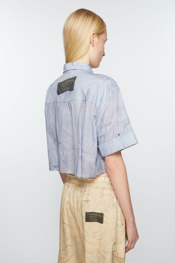 Acne Studios Bedrucktes Hemd mit Knopfleiste Discount Store für neue Produkte