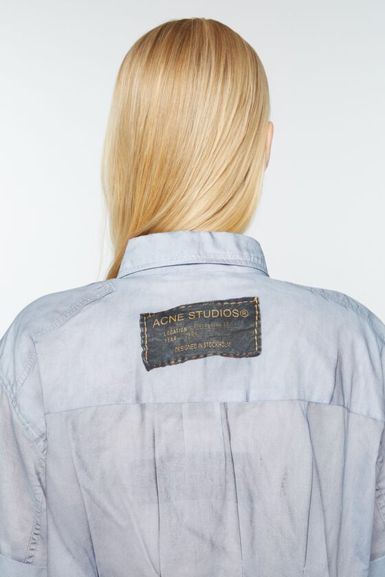 Acne Studios Bedrucktes Hemd mit Knopfleiste Discount Store für neue Produkte