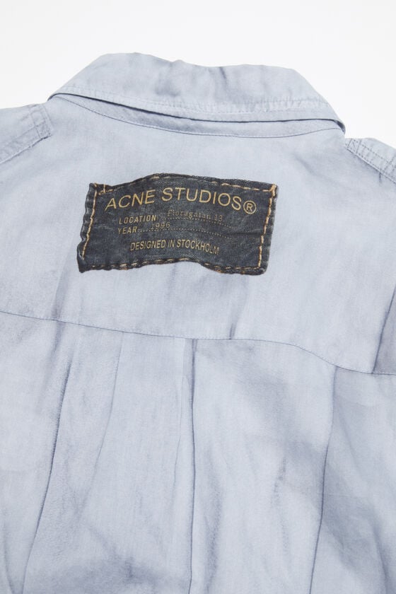 Acne Studios Bedrucktes Hemd mit Knopfleiste Discount Store für neue Produkte