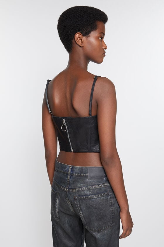 Acne Studios Leather bustier top Laufsteg-Show Riesige Rabatte