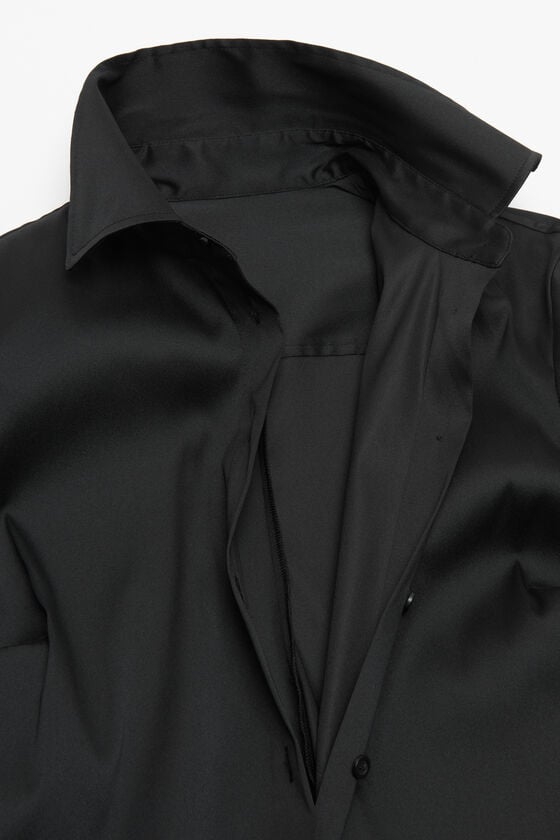 Acne Studios Asymmetric button-up shirt Laufsteg-Show 50% Rabatt mit kostenlosem Versand