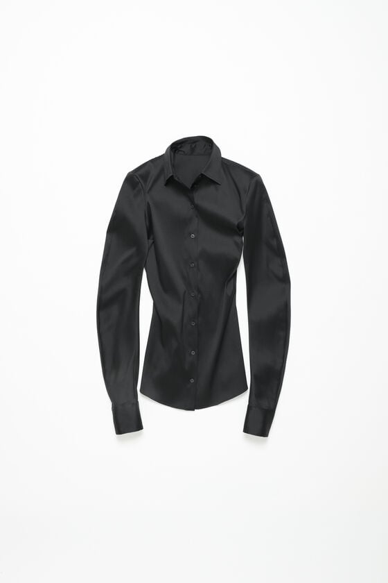 Acne Studios Asymmetric button-up shirt Laufsteg-Show 50% Rabatt mit kostenlosem Versand