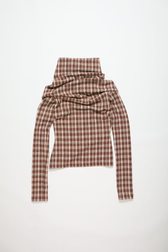 Acne Studios High neckline blouse Laufsteg-Show Clearance-Verkauf