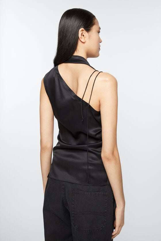 Acne Studios Wickelbluse mit Fransen Kostenloser Versand international