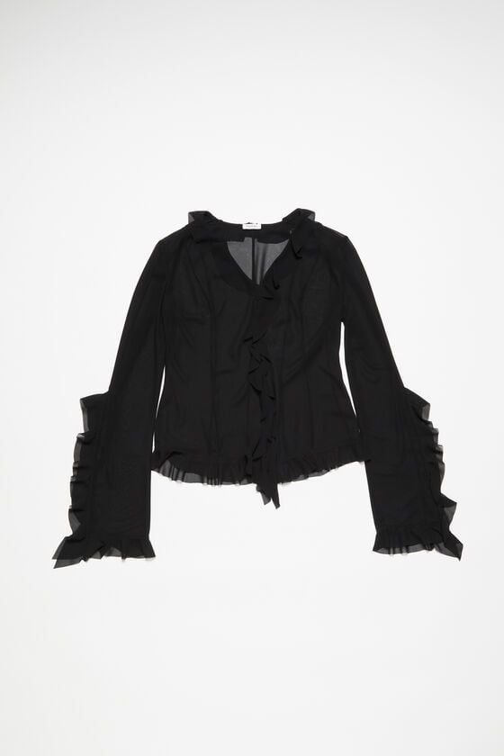 Acne Studios Bluse mit Rüschen 2025