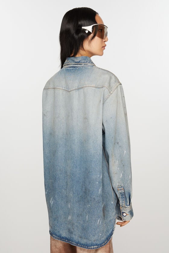 Acne Studios Jeanshemd – entspannte Passform Online