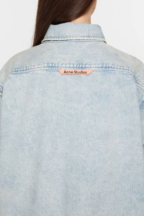 Acne Studios Denimhemd mit Knopfleiste – Lockere Passform Auslauf