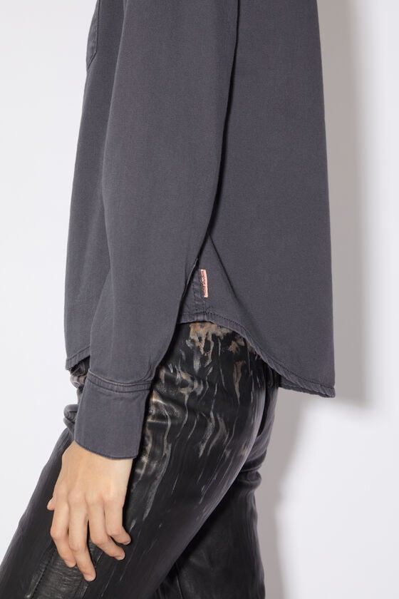 Acne Studios Jeanshemd mit Knopfleiste Verkauf