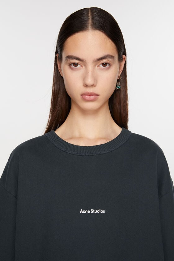 Acne Studios Sweatshirt mit Stempel-Logo Online Shopping