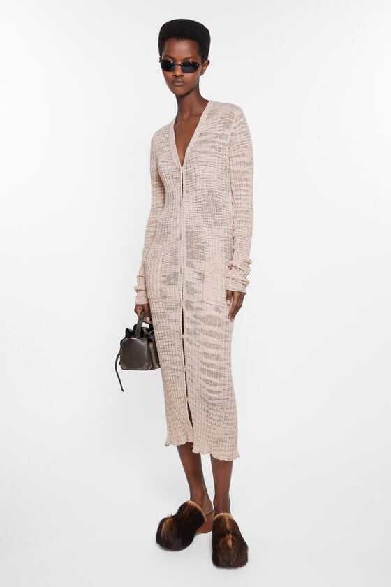 Acne Studios Cardigan aus breitem Rippstrick Valentinstagsangebot