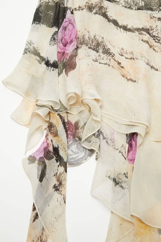 Acne Studios Bedrucktes Trägerkleid Heißer Verkauf