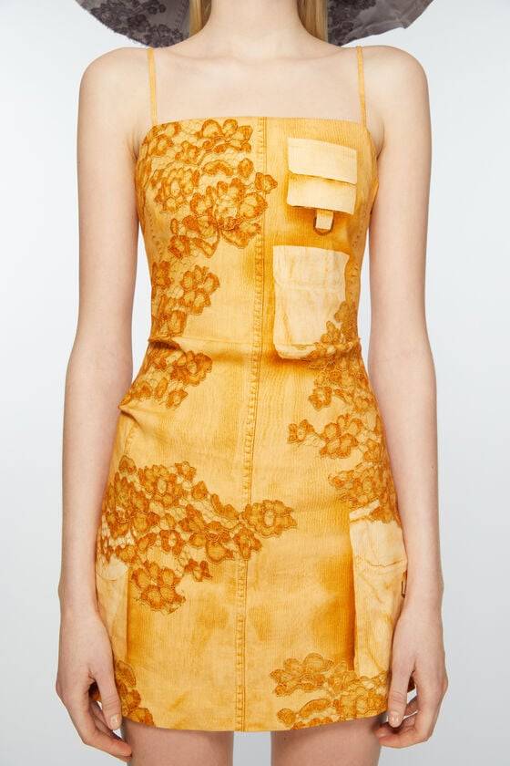 Acne Studios Trägerkleid mit Trompe-l'oeil-Print Neuheiten