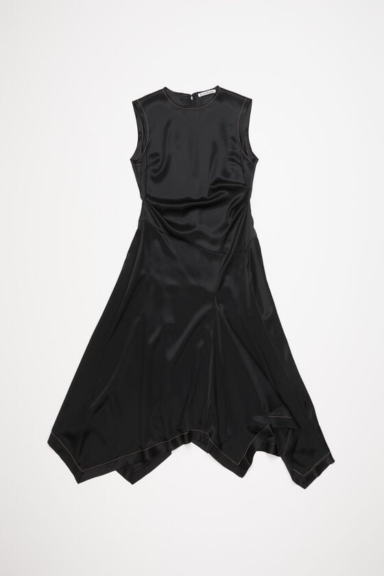 Acne Studios Ärmelloses Kleid aus Satin Kauf eins, bekomm eins gratis