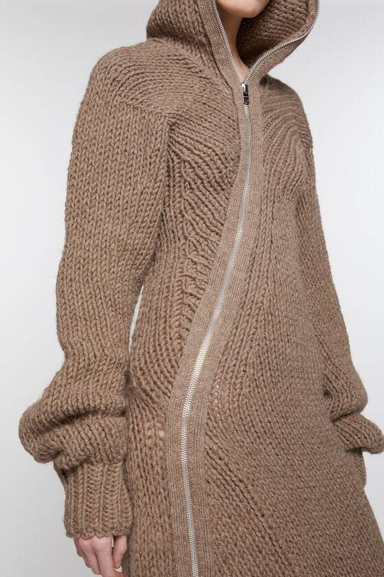 Acne Studios Hooded wool dress Laufsteg-Show Riesige Ersparnisse