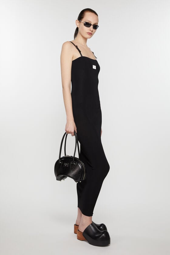 Acne Studios Trägerkleid mit Logo Tiefpreis