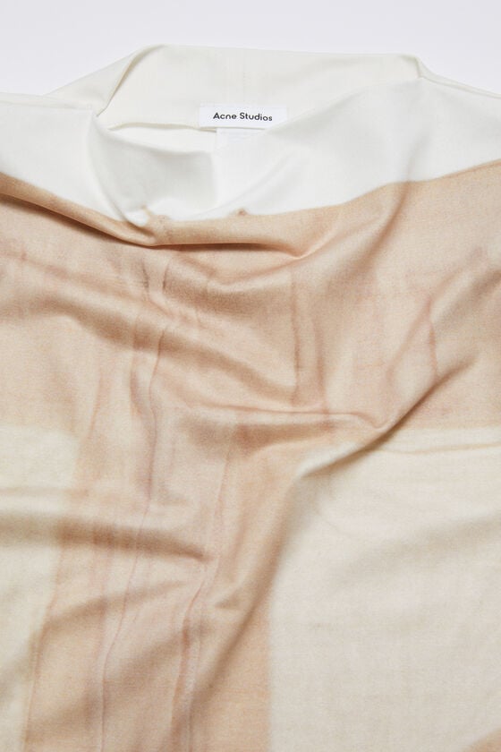 Acne Studios Bedrucktes langes Kleid Laufsteg-Show Super Sparpreis