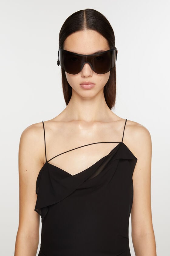 Acne Studios Trägerkleid mit Rüschen Kostenlose Rückgabe