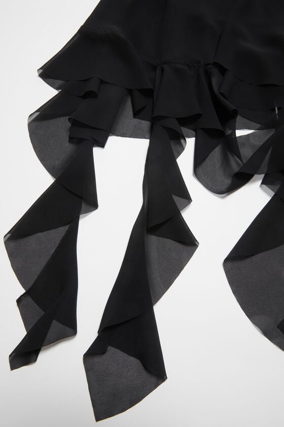 Acne Studios Trägerkleid mit Rüschen Kostenlose Rückgabe
