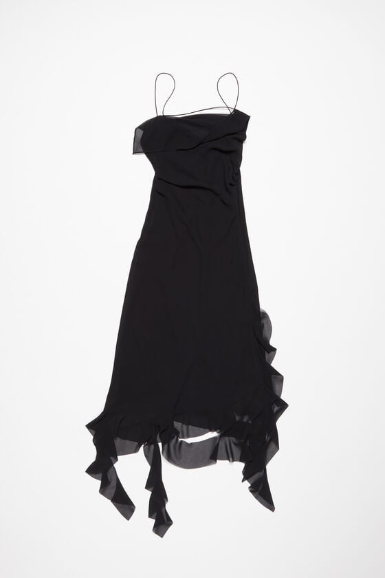 Acne Studios Trägerkleid mit Rüschen Kostenlose Rückgabe