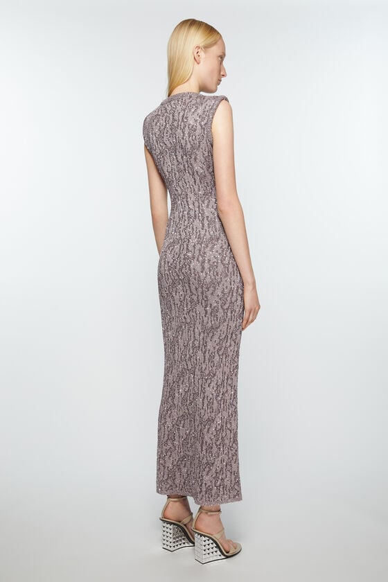 Acne Studios Jacquard-Strickkleid Laufsteg-Show Letzter Tag
