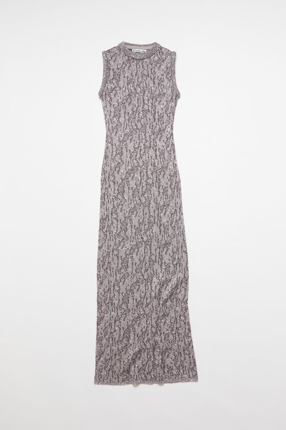 Acne Studios Jacquard-Strickkleid Laufsteg-Show Letzter Tag