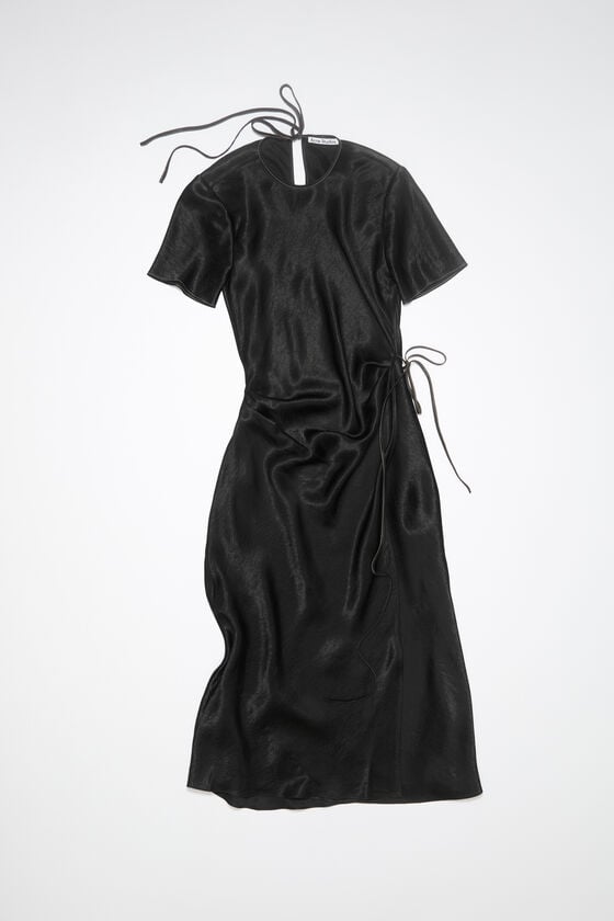 Acne Studios Wickelkleid aus Satin Zeitbegrenzte Promotion
