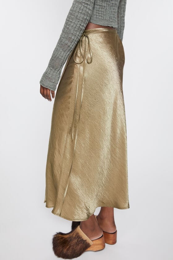 Acne Studios Wickelrock aus Satin Lagerräumung