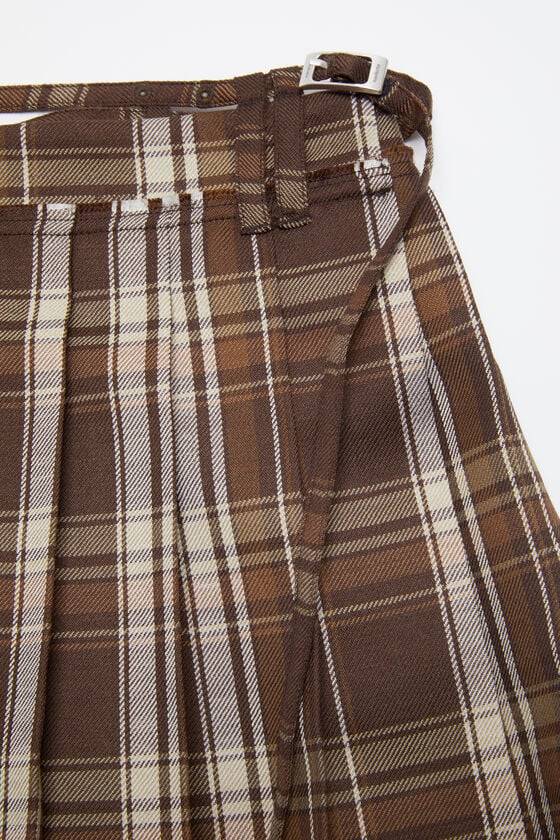Acne Studios Asymmetrischer Faltenrock Große Rabatte