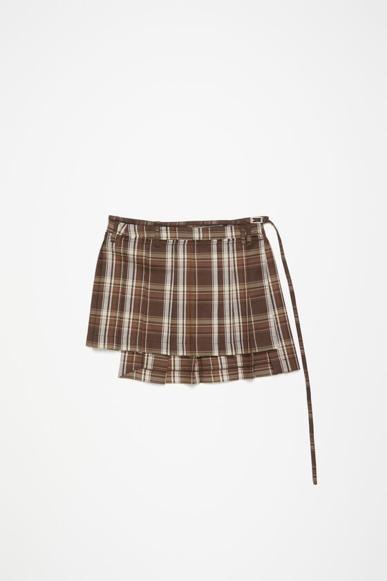 Acne Studios Asymmetrischer Faltenrock Große Rabatte