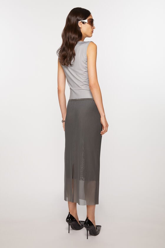 Acne Studios Mesh-Rock Laufsteg-Show Sonderangebote