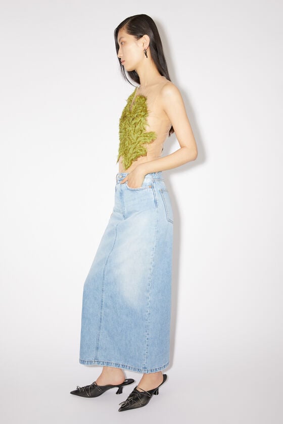 Acne Studios Mittellanger Jeansrock Kostenlose Rückgabe