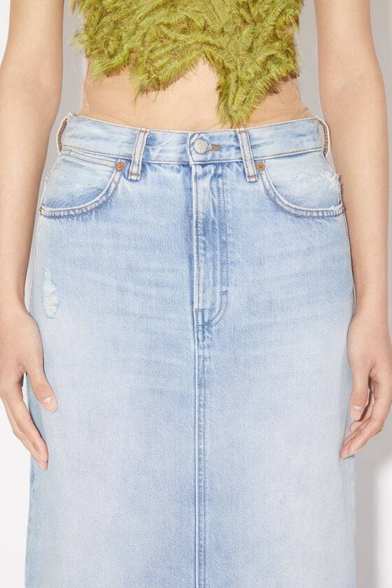 Acne Studios Mittellanger Jeansrock Kostenlose Rückgabe
