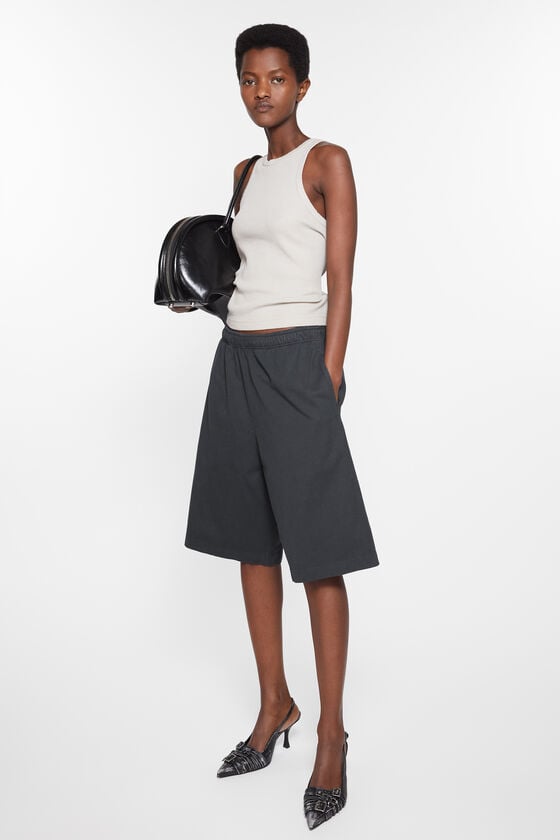 Acne Studios Jerseyshorts mit Logo-Stempel Zeitbegrenzte Promotion
