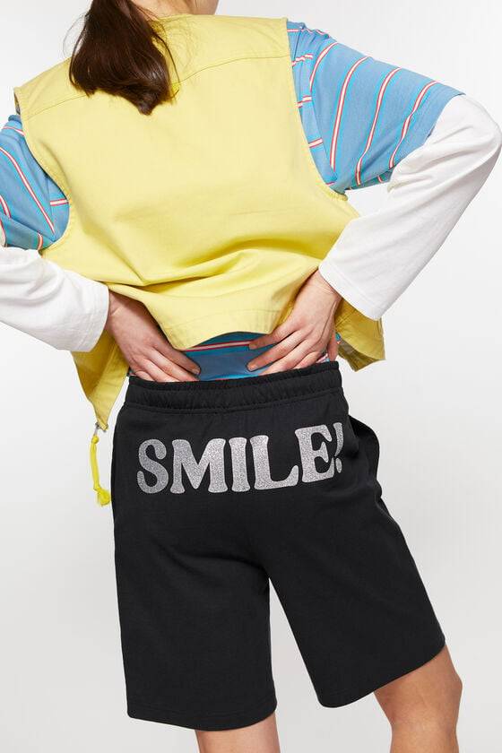 Acne Studios Bedruckte Sweat-Shorts Unisex Bis zu 50% Rabatt