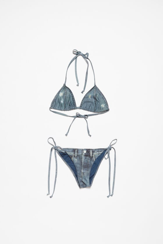 Acne Studios Bedrucktes Bikini-Set Discount Store für neue Produkte