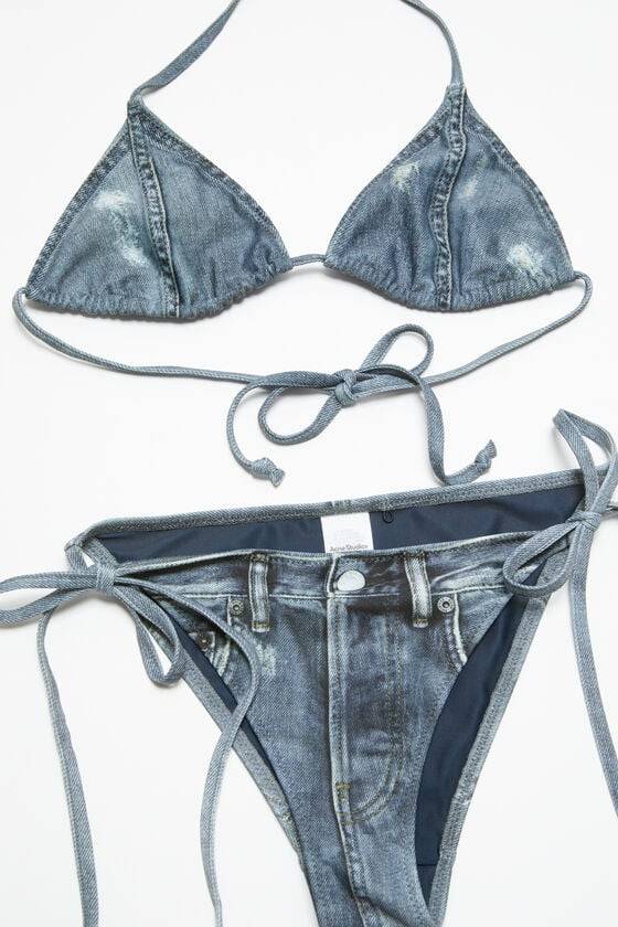 Acne Studios Bedrucktes Bikini-Set Discount Store für neue Produkte