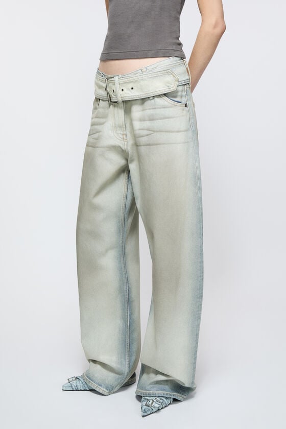 Acne Studios Coated denim trousers 2025