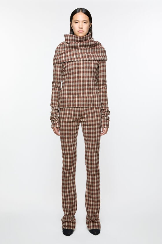 Acne Studios Check tailored trousers Laufsteg-Show Online