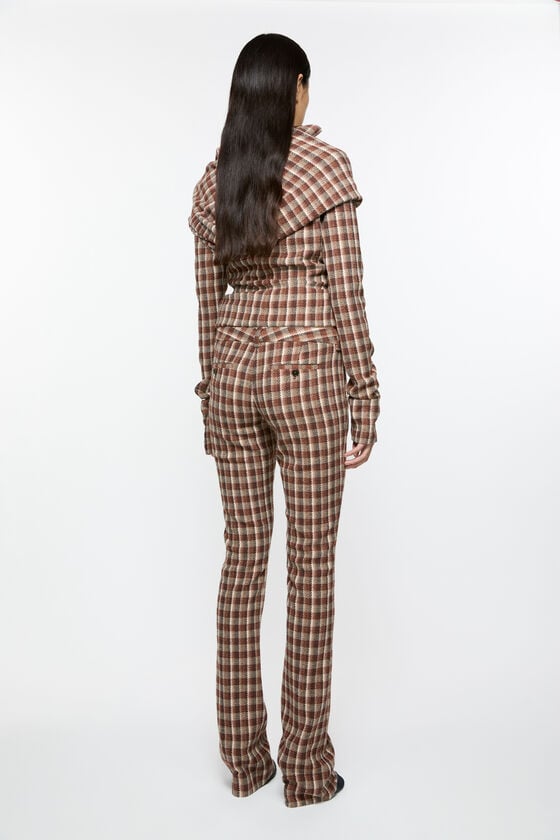 Acne Studios Check tailored trousers Laufsteg-Show Online
