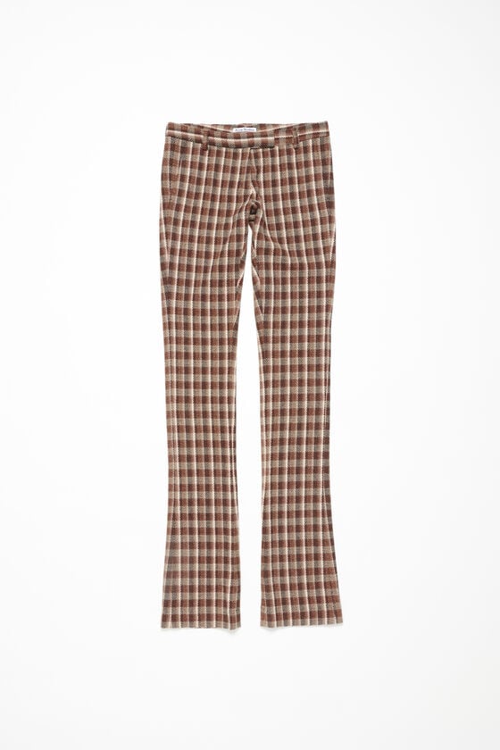 Acne Studios Check tailored trousers Laufsteg-Show Online