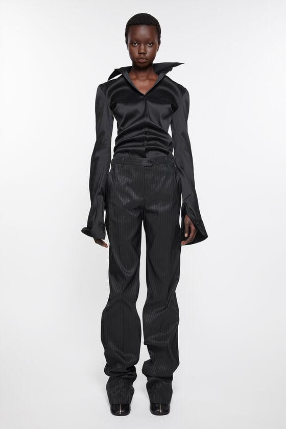 Acne Studios Pinstripe tailored trousers Laufsteg-Show im Angebot