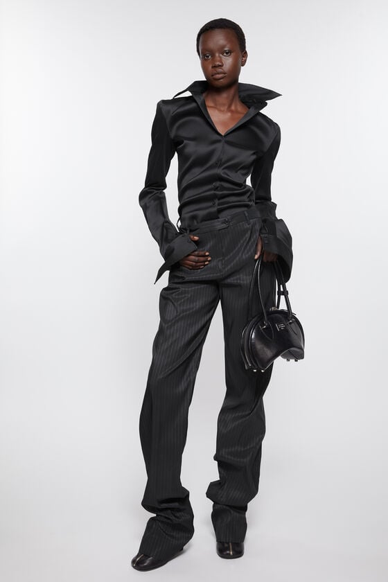 Acne Studios Pinstripe tailored trousers Laufsteg-Show im Angebot