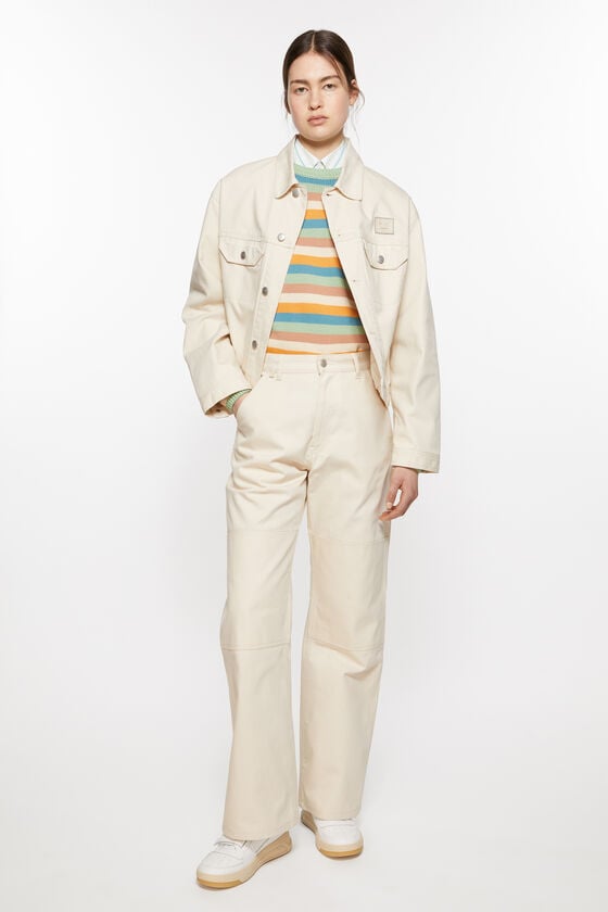 Acne Studios Canvas-Hose mit Patch-Konstruktion Unisex Fabrikverkauf