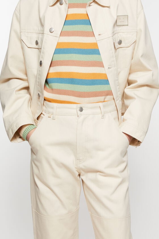 Acne Studios Canvas-Hose mit Patch-Konstruktion Unisex Fabrikverkauf