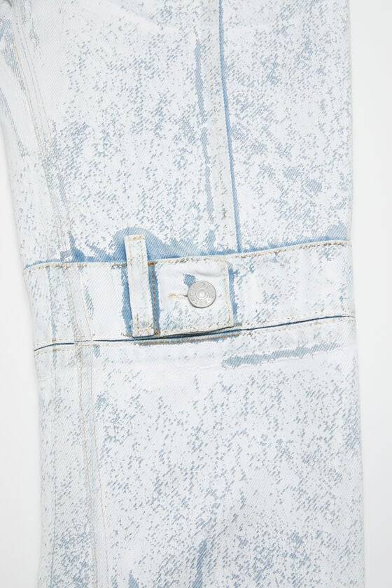 Acne Studios Bedruckte Jeans – Slim Fit Laufsteg-Show Fabrik Onlineshop