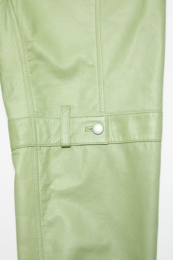 Acne Studios Lederhosen Laufsteg-Show Sonderangebot